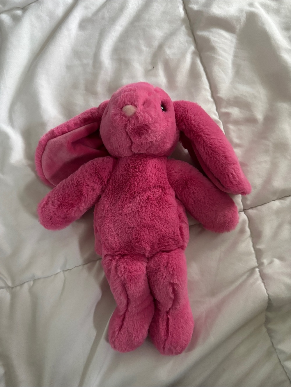 Plush Pink Bunny Soft Toy - Cuddly Companion